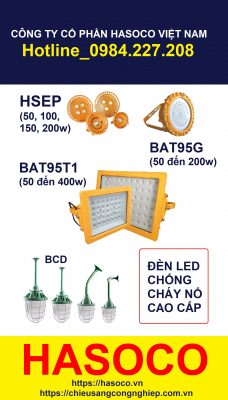 Đèn LED chống cháy nổ philips 100w 200w 300w, đèn phòng nổ, đèn led phòng nổ, đèn chống nổ