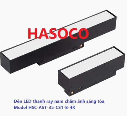 Đèn LED rọi ray nam châm Model HSC-AST-35-F1-8-4K