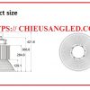 đèn led nhà xưởng 150w