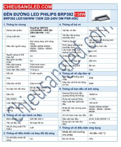 đèn đường led philips 138w