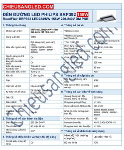 đèn đường led philips 158w