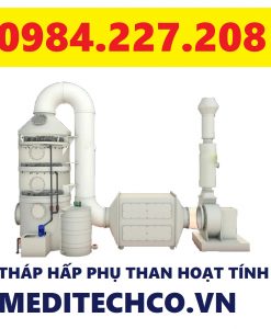 hệ thống Tháp khử mùi sử dụng phương pháp hấp thụ than hoạt tính