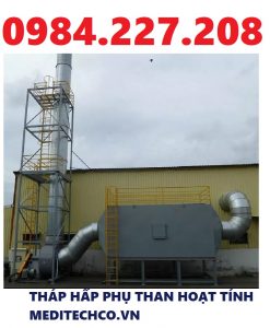 hệ thống Tháp khử mùi sử dụng phương pháp hấp thụ than hoạt tính
