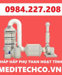 Tháp hấp phụ than hoạt tính xử lý khí thải trong công nghiệp và y tế giá tốt